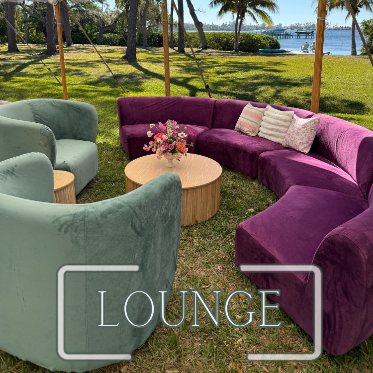 Lounge Furniture Event And Party Rentals | Stella Rose Events | Sarasota FL