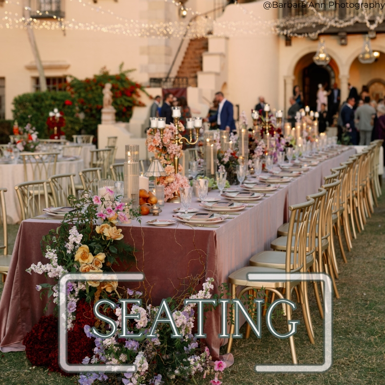 Seating Furniture Event And Party Rentals | Stella Rose Events | Sarasota FL