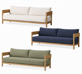 Sofa - Hunter - Ash Wood Legs - Various Fabric Color