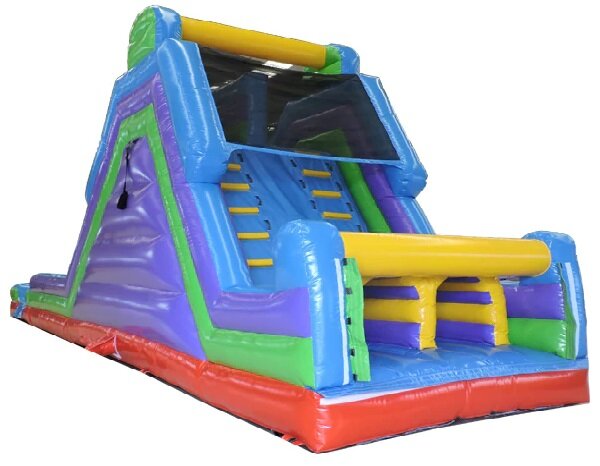 17ft 2 lane water slide obstacle course