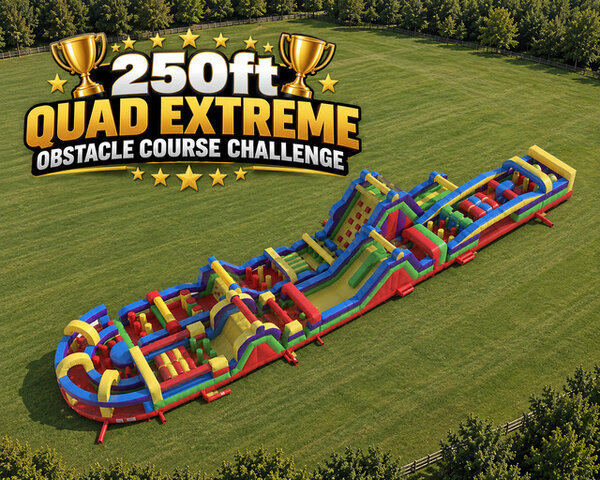 250ft Quad Extreme Obstacle Course Challenge