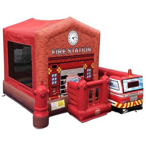 Fire Station Bounce House NEW