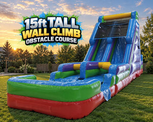 15ft Tall Wall Climb Obstacle Course