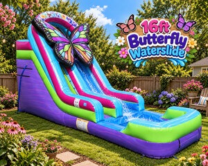 16ft Butterfly Waterslide