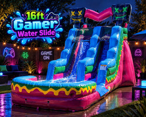 16ft Gamer Water Slide
