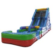 15ft Tall Wall Climb Obstacle Course Waterslide