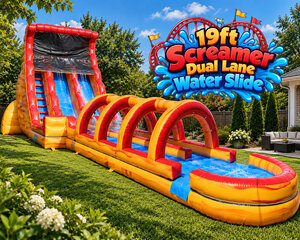 Screamer Water Slide Dual Lane 19ft
