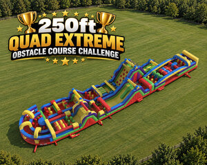 250ft Quad Extreme Obstacle Course Challenge