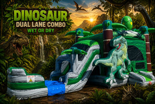 Dinosaur Dual Lane Combo Wet or Dry