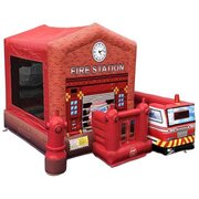 Fire Station Bounce House - NEW