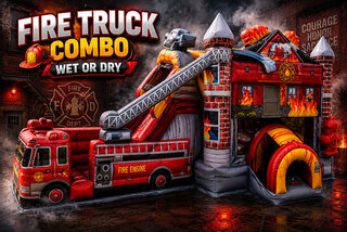 Fire Truck Combo Wet or Dry