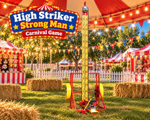 High Striker Strong Man Carnival Game