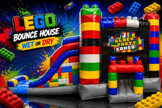 Lego Bounce House Wet or Dry