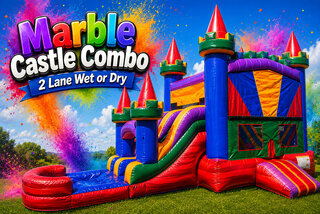Marble Castle Combo 2 Lane Wet or Dry