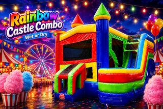 Rainbow Castle Combo Wet or Dry