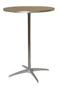 30 Inch Round Adjustable Height Cocktail Bistro Table