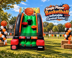 Single Player Basketball Inflatable Carnival Game