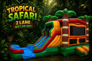 Tropical Safari 2 Lane Wet or Dry