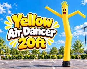Yellow Air Dancer 20ft