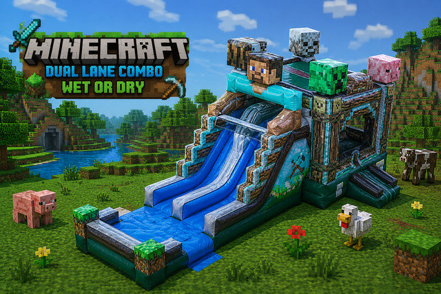 Minecraft Dual Lane Combo Wet or Dry