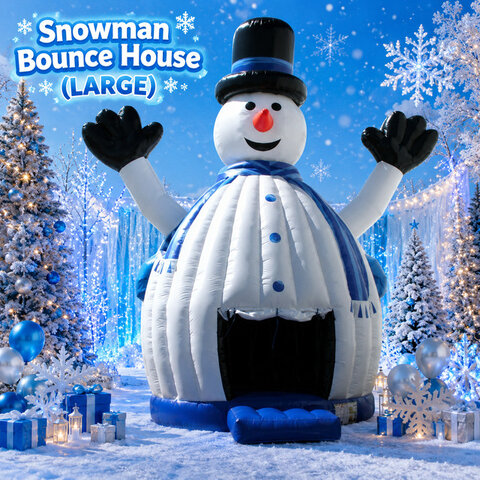 Snowman Bounce House