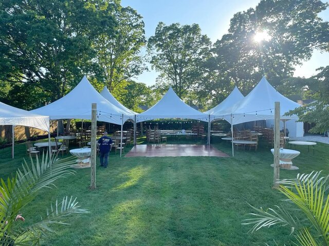 20x100 Frame Tent Wedding/Event Package