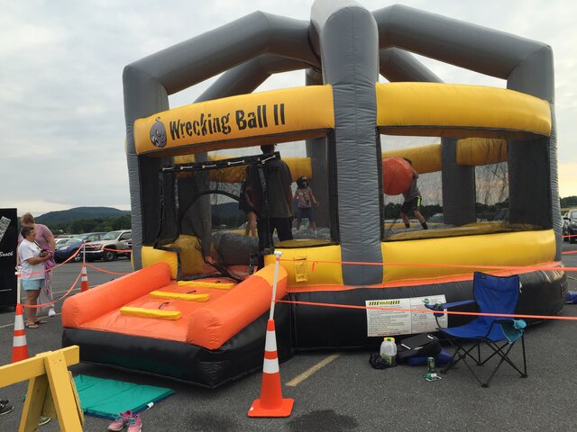 Wrecking Ball interactive inflatable game rental Chambersburg PA