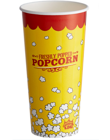 24 oz popcorn cups