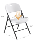 Heavy Duty White Chairs