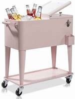 80qt Portable Pink Coolers