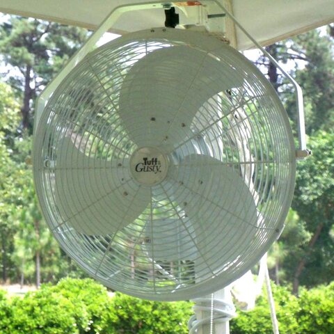 Tent Fan- Pole Mounted