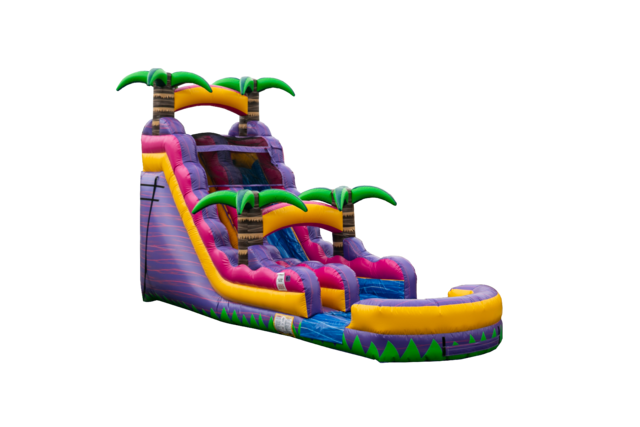 18' Purple Punch Waterslide w/ Pool