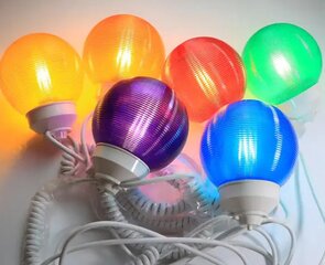 Globe Lights Colored String 20'