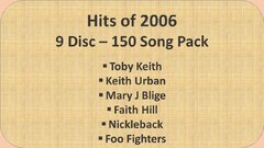 Hits of 2006 Karaoke Music Pack