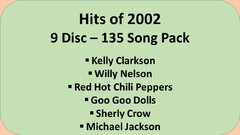 Hits of 2002 Karaoke Music Pack