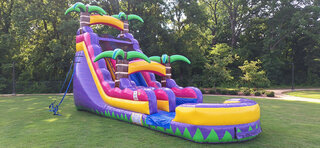 18' Purple Punch Waterslide w/ Pool