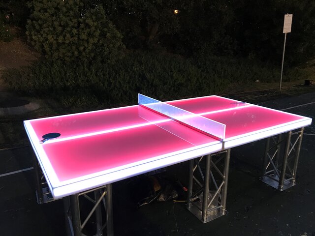 LED Ping Pong Table - Xtreme Entertainment