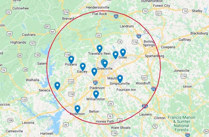 mansfield arcade game rentals map