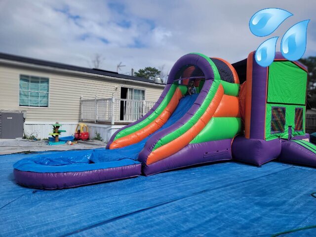 3n1 Fun House Water Slide