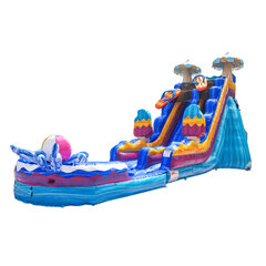 20' Pool Party Water Slide w/pool