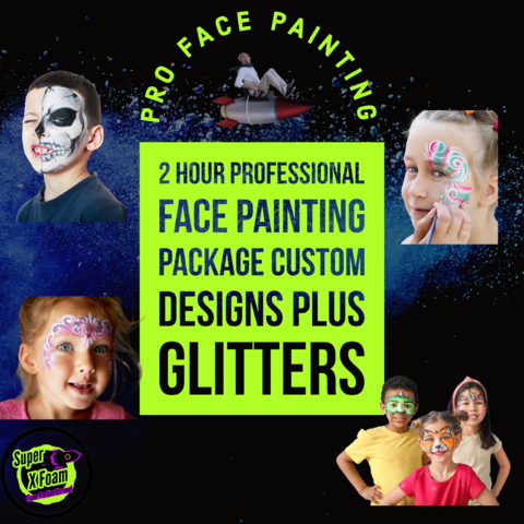 Pro Face Painting (2 Hour Face Painting)