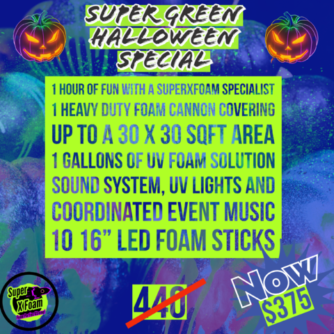 Super Green Halloween Special (UV Foam Party VALUE)