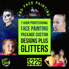 Pro Face Painting (2 Hours Face Painting)
