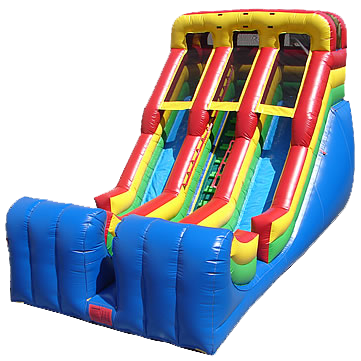 18ft Dual Lane Racing Slide - Symon Rental - Wyandotte, MI