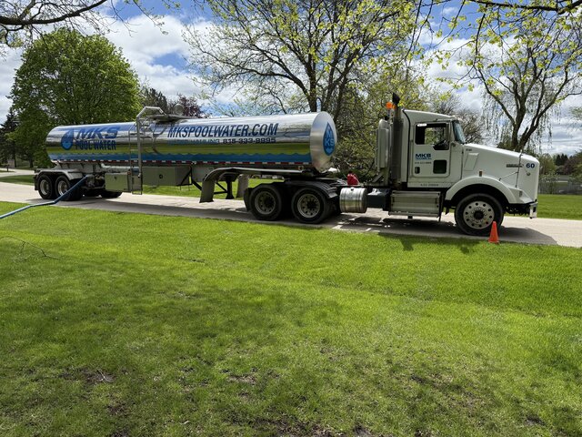 6200 Gallons of Pool Water Delivered