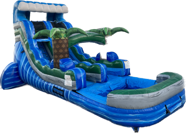 18FT Tropic Wave Slide with Pool