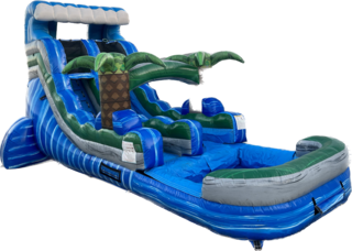 18FT Tropic Wave Slide with Pool
