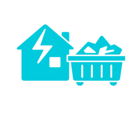 Storm debris cleanup icon Storm debris cleanup icon