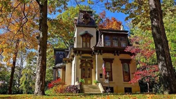 Historic home in the Irvington neighborhood of Indianapolis.