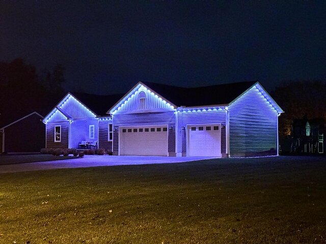 Govee Permanent Outdoor Light Installation Service for One Story Home